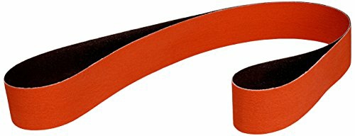 Cintas de lijado industrial   | Cinta de tela 68642 977F, 2-1/2 pulg x 48 pulg, 120 peso Xf, naranja Cintas de lijado industrial Cintas de lijado industrial